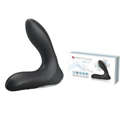 Pretty Love USB rechargeable 12 Mode prostate vibrator inflatable butt plug vaginal vibrator erotic toys for men and woman q1711244821891