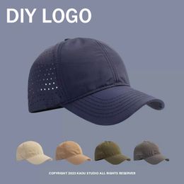 Outdoor Quickdrying Retro Camping Hats for Men DIY Summer Sunshade Sunscreen Thin Breathable Baseball Caps Women 240220