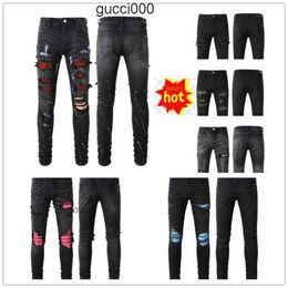 Trousers am Denim ami Pants amirlies Holes amiiri COOLGUY imiri Clothing 2024 Jeans New Arrivals Jean amirly Biker Mens Man Luxury Designer #0312 4L4Y V9YB