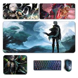 Pads Alhaitham Large Mouse Pad Genshin Impact Mousepad Genshin Keyboard Padding Computer Pad Anime Pc Gaming Accessories Desk Mat