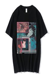 Men039s TShirts Japanese Anime Perfect Blue Printed Tshirt Summer Casual Loose Men And Women Short Sleeve Gothic Clothes Unis4274679