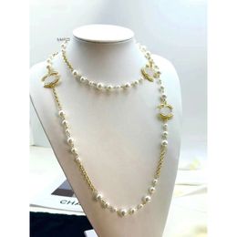 chanelllies cclies channel chanelliness Pearl Designer Brand C-letter Necklaces Choker Chain Fashion Women Wedding Jewelry Love Gifts 10