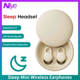 Headphones New Sleep Invisible Bluetooth 5.3 Earphones High Sound Quality Headset Long Standby Range Headphone Noise Reduction Mini Earbuds