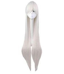 Hair Synthetic Wigs Cosplay Qqxcaiw Long Straight Cosplay Wig Black Purple Red Pink Blue Dark Brown 100 Cm Synthetic Hair Wigs 2201107425