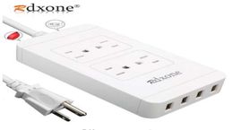 Power Strip with USBRdxone 4Outlet Surge Protector Power bar with 4 USB 6ft9066776