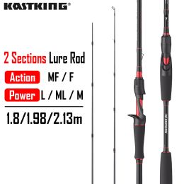 Rods KastKing Brutus,Ultra Light 2 Sections Lure Rod,Carbon Fibre Spinning and Casting Fishing Rod,Bass and Trout Rod,L ML M Power