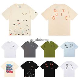 Men's T-Shirts Designer galleries mens shirt depts womens tshirts hand-painted INS splash round neck t-shirts clothes US 240301