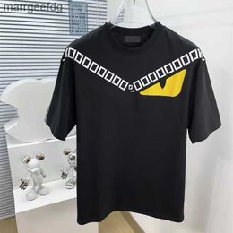 Men's T-Shirts 23S t shirt designer shirt shirt Luxury pure cotton letter printing holiday couples same clothing S-5XL 240301