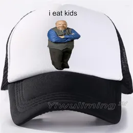 Ball Caps Bertram Eats Kids Cap Mesh Baseball Adjustable Snapback Hats For Boy Girl Hip Hop Trucker Streetwear Dad Hat