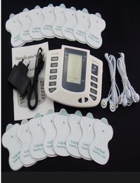 EMSTens unit Electronic Body Slimming Pulse Massage Pain Relief Acupuncture Therapy Machine with 16 pads8101162