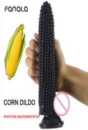 Corn Very Huge Soft Dildo with Suction Cup Penis Dong Dildo Vibrator Adult Sex Toys for Women Gay Masturbation Anal Butt Plug Y0407866691