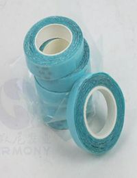 2 Rolls lot 1cm3m Blue Colour Super Tape Lace Wig Glue Tape For Hair Extension 2030503