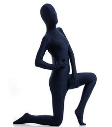 Catsuit Costumes Sexy Spandex Zentai Full Body Suit Blinded Long Sleeve Bodysuit Jumpsuit Men Women Catsuit Halloween Zentai Costu5145778