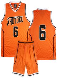 Anime Kuroko no Basuke Basket Cosplay costume Shutoku School Uniforms Midorima Shintaro Men Jersey Sportswear Tshirt Shorts Set4966073