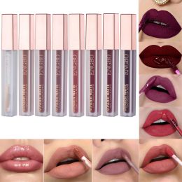 Sets ENGBO 8pcs Lipstick Set Velvet Matte Lip Gloss Set LongLasting Waterproof Lip Glaze NonStick Cup Lip Gloss Makeup Set Cosmetic