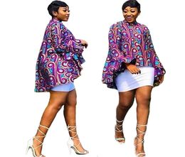 African Dresses for Women Full Sleeve News Dashiki Print Autumn Fashion Ladies African Clothes Ankara Bazin Top Plus Size T2007135082063