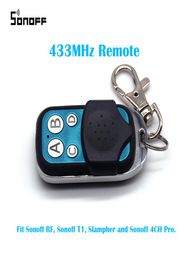 Sonoff 433 MHz 4Channel Wireless RF Controller 4 Buttons Sonoff Switch Accessories Electric Remote Key Fob Control9237834