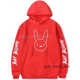 Bad Bunny Men's Hoodies Sweatshirts Bad Bunnys Merch Hoodie Sweatshirt Men Women Long Sleeve Fashion Pullover Psychological Bunny 395