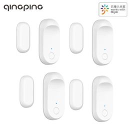 Control Qingping Cleargrass Door Windor Sensor BT 5.0 MESH Connect Safety Burglar Alarm Detector Work With Xiaomi Mi Home App