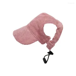 Dog Apparel Sun Hat Fashion Casual UV Protection Breathable Ear Holes Adjustable Pet For Outdoor Travel Camping Durable