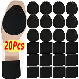 Women Socks 2/20pcs Self-Adhesive Anti-Slip Pads Shoes High Heel Sole Protector Rubber Cushion Insole Forefoot Non-Slip Heels Sticker