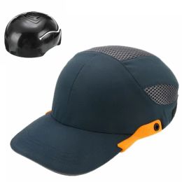 Snapbacks 2022 New Safety Bump Cap Hard Inner Shell Protective Helmet Baseball Hat Style For Work Factory Shop Carrying Head Protection