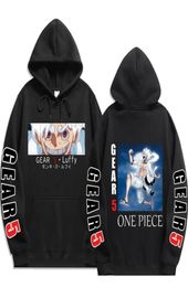 Anime One Piece Luffy Gear 5 Print Oversized WomenMen Hoodie Sweatshirts Streetwear Hip Hop Pullover Hooded Jacket Outerwear5664308