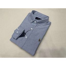 Ralphs Laurence Polo Ralphs Long Sleeve Spring and Autumn Business Cotton Oxford Non Iron Slim Paul Formal Shirt High Quality Ralphs Polo 498