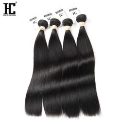 7A Unprocessed 4 Bundles Brazilian Virgin Hair Straight 100 Human Hair Weft HC Hair Products Brazilian Hair Weave Bundles3813984