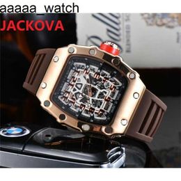 RicharsMilles ZF Factory Luxury Watches Watch Mens Womens Digital Number Sports Wristwatch Quartz Movement Male Time Clock Watch Rubber Silicone Bel Swiss