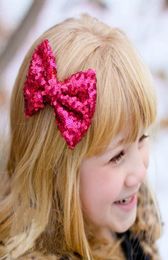 Hair Bows Clips Pieces Little Hair Pins Barrettes Sequins Sparkly Lace Nylon Mesh Alligator Hairbows Ponytail Holder Easter Access3456639