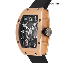 Diamond Watch Designer Wristwatch RM Wrist Watch RM005 Automatic Rose Gold Mens Strap Watch Date Chronograph AE PG