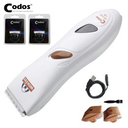 Trimmers Codos CP3180 Professional Dog Hair Trimmer Pet Clipper Rechargeable Electric Pet Trimmer Dog Grooming Clipper Haircut Machine