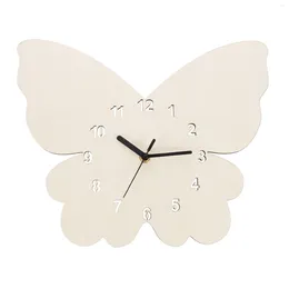 Wall Clocks Animal Clock Digital Modern Animals Hanging Number Ornament Home Basswood Decorative Child Bedroom Kitchen