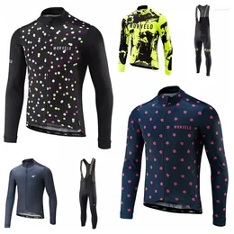 Racing Jackets 2024 Morvelo Ropa Ciclismo Spring Cycling Jersey Long Autumn Road Bike Bicycle Clothing Full Sleeve MTB Mallot Hombre