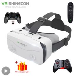 Devices Smartphones Virtual Reality VR Glasses Headset 3D Devices Viar Helmet Lenses Goggles Smart For Phone Realidade With Controllers