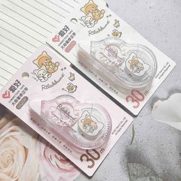 AIHAO 6620K Rilakkuma Correction Tape 30M Kawaii Corrector Promotional Gift Stationery Student Prize School Office Supply 240227