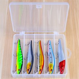 Lures 5pcs/lot Mixed Colors 14cm 23g Minnow Fishing Lures Kit Floating Artificial Make Hard Bait Swimbait Crankbait Wobblers Tackle