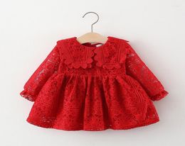 Girl Dresses Msnynieco Born Baby Girls Clothes Casual Long Sleeve Lace Dress For Clothing 1st Birthday Princess Party8282229
