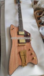 In Stock Stephen Stern Korina Caddy Billy Bo Jupiter Natural Thunderbird Electric Guitar Grover Imperial Tuners Black Body Binding Red Pearl Pickguard