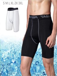 Men Sports Gym Compression Under Base Layer Shorts Tights Half Athletic Mens Quick Drying Skinny Riding 3XL Fitness Short 2205184685406