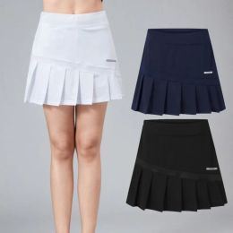 Skorts Women Tennis Skirt Badminton Sports Short Dress QuickDrying Anti exposure Fitness Running Yoga Fake TwoPiece Pleated Skirt