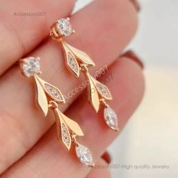 designer Jewellery earingHigh grade leaves, diamonds, ladies' earrings, fashion designers, earrings, girls' Valentine's Day gifts, luxury Jewellery factory With box