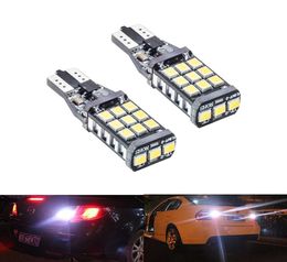 2pcs T15 W16W 921 912 2835 21SMD LED Canbus Error Tail Lights Bulbs Car Reverse light Backup Light white 12V 24V2578919