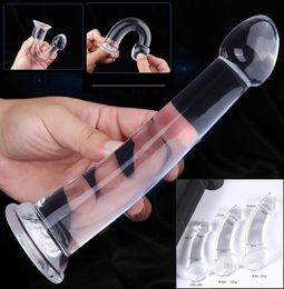 Massage Transparent Butt Plug Soft Anal Plug with Strong Suction Cup Gspot Vaginal Massager Prostate Stimulator Erotic Adult Prod9326158