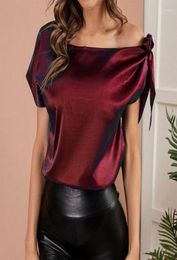 Women039s Blouses Shirts Durable Summer Blouse Lightweight Trendy Lady Boat Neck Women BlouseWomen039s Vere223597261