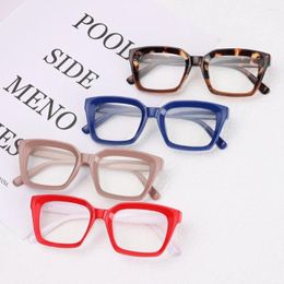 Sunglasses Fashion Square High-definition Presbyopia Eyeglasses Reading Glasses Oversized Large Frame
