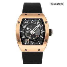 Diamond Watch Designer Wristwatch RM Wrist Watch RM005 RM005 Automatic Rose Gold Mens Strap Watch Date RM005 AE PG