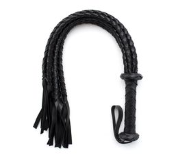 2 Colours High Quality PU Leather Riding Crop Sex Whip Spanking SM Bondage Paddle Slave Flogger Sex Toys For Couple Adult Games1337756