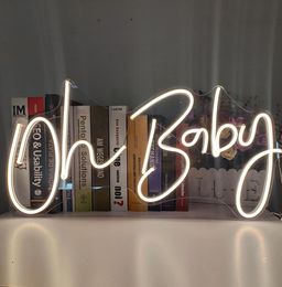 Other Lighting Bulbs Tubes Oh Baby Neon Signs Light Customise Letter Name For Room Wall Flex Led Hanging Decor Bar Wedding Dedro8192013